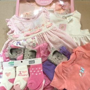 Carter’s Onesies And More Baby Girl Bundle Multi Sizes up to 6-9 months